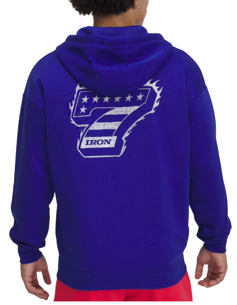 Суитчър Under Armour Under Armour Project Rock Icon Fleece Full-Zip Hoodie Синьо | 1389914-400, 1