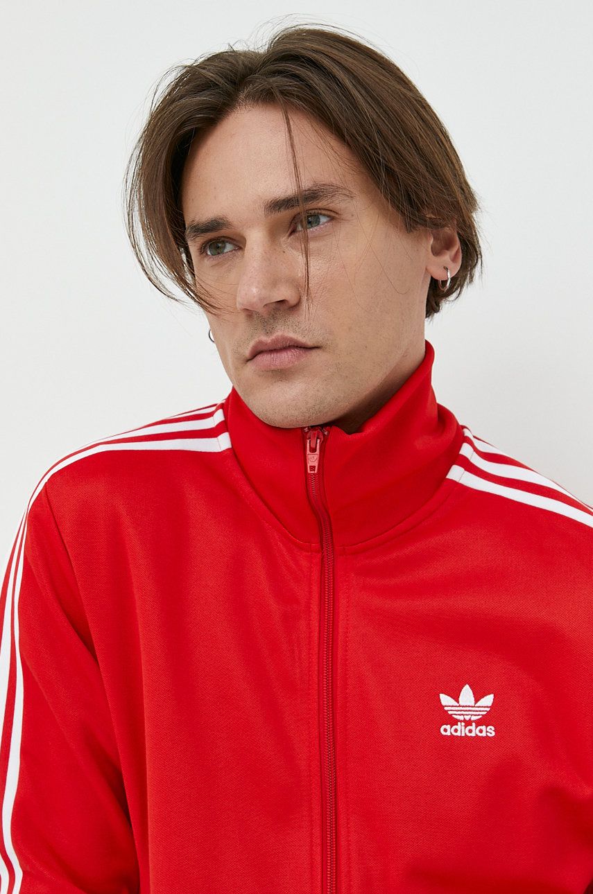 Суитчър adidas Originals Classics Beckenbauer Primeblue Jacket Червено | HK7363, 0