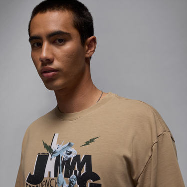 Тениска Jordan Jordan Brand Jamming Frequency T-Shirt Бежово | HJ2929-240, 2