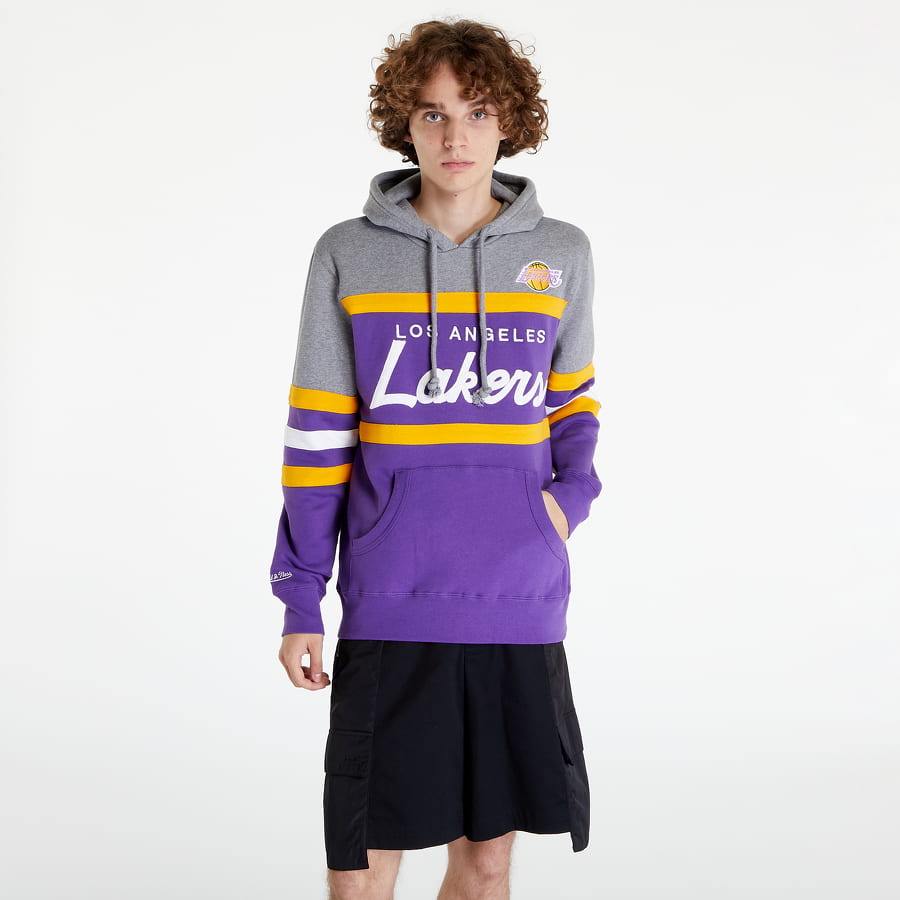 Суитчър Mitchell & Ness Head Coach Hoodie Los Angeles Lakers Многоцветен | FPHDSC19029-LALPURP, 0