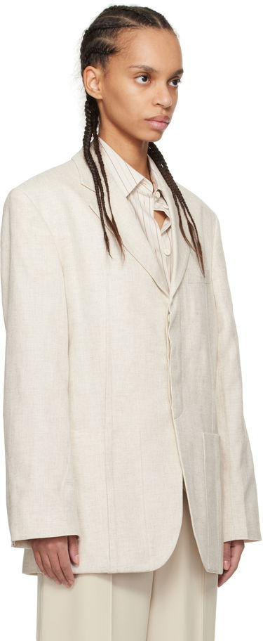 Палта Jacquemus Le Chouchou 'La Veste D'Homme' Бежово | 22E213JA101-1358, 1