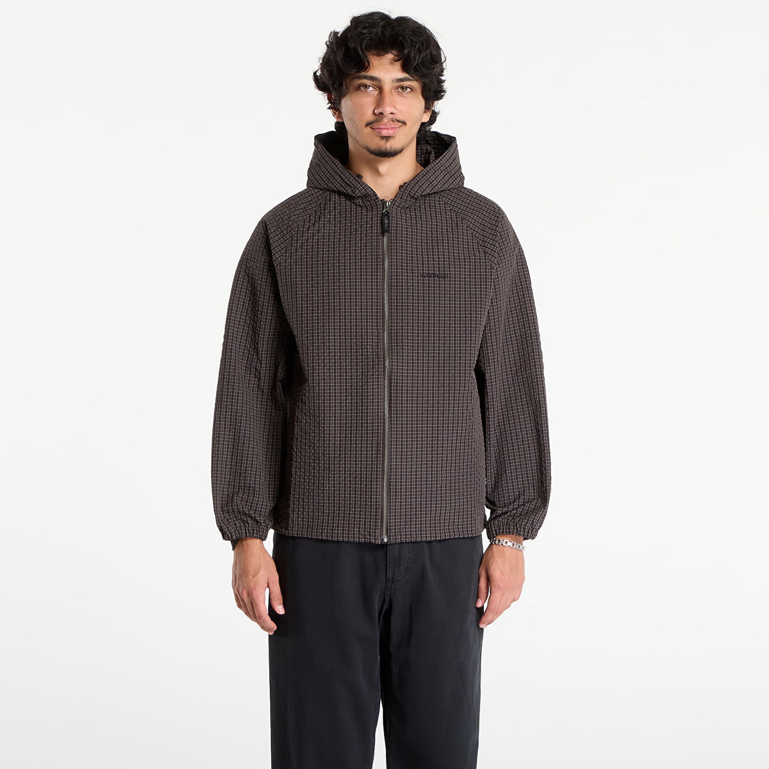 Яке GRAMICCI Gramicci Northside Plaid Hooded Jacket Кафяво | G5FM-J009 DEEP BROWN, 0