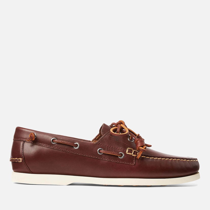 Облекло Polo by Ralph Lauren Polo Ralph Lauren Merton Leather Boat Shoes - UK 7 Кафяво | 803688543001