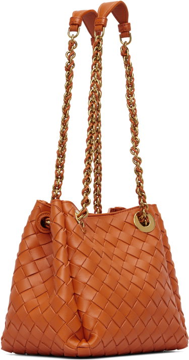 Дамска чанта Bottega Veneta Bottega Veneta Small Parachute Chain Bag Оранжево
 | 817175 V4SC5, 1