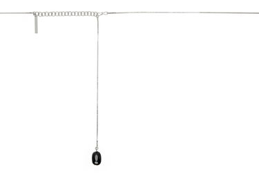 Колие Dries Van Noten Silver & Black Box Chain Belt Сиво | 242-028219-092, 0