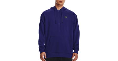 Суитчър Under Armour Rival Fleece 1/2 Zip Hoodie Тъмно синьо | 1373371-468, 1