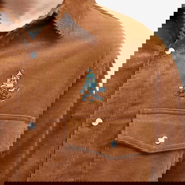 Риза BBC IceCream ICECREAM Needle Cord Shirt, Size Large Кафяво | IC24221-BR, 5