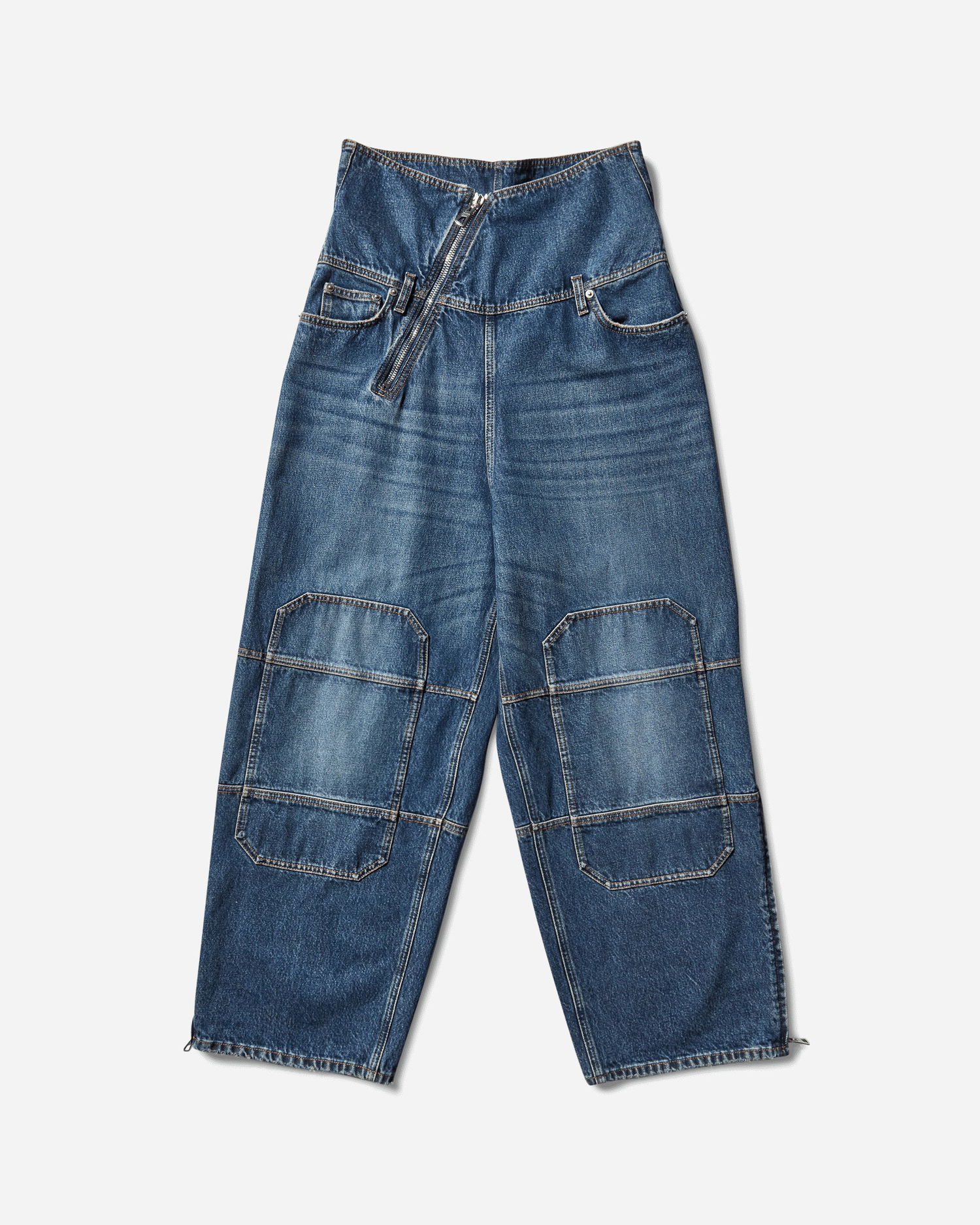 Дънки Jean Paul Gaultier Strap Jeans Синьо | 2503WTR007D024 57, 0