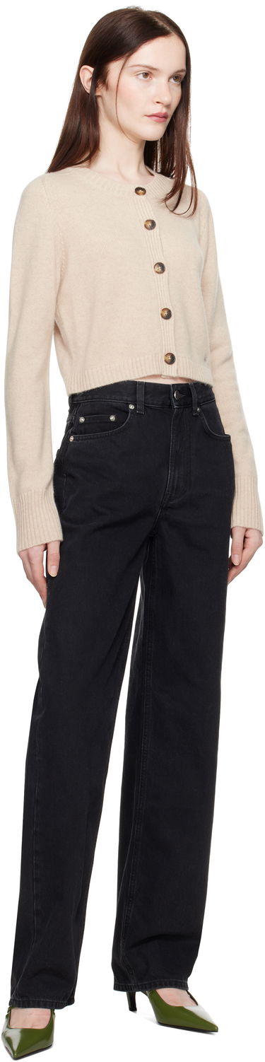 Пуловер Loulou de Saison Loulou de Saison Zephir Cropped Cardigan Бежово | ZEPHIR, 3