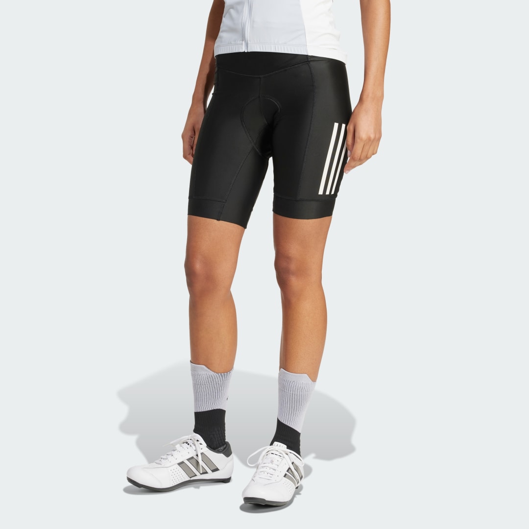 Къси панталони adidas Performance Essentials 3-Stripes Padded Cycling Shorts Черно | JD7187, 0