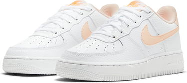Кецове и обувки Nike Air Force 1 GS Бяло | ct3839-102, 4
