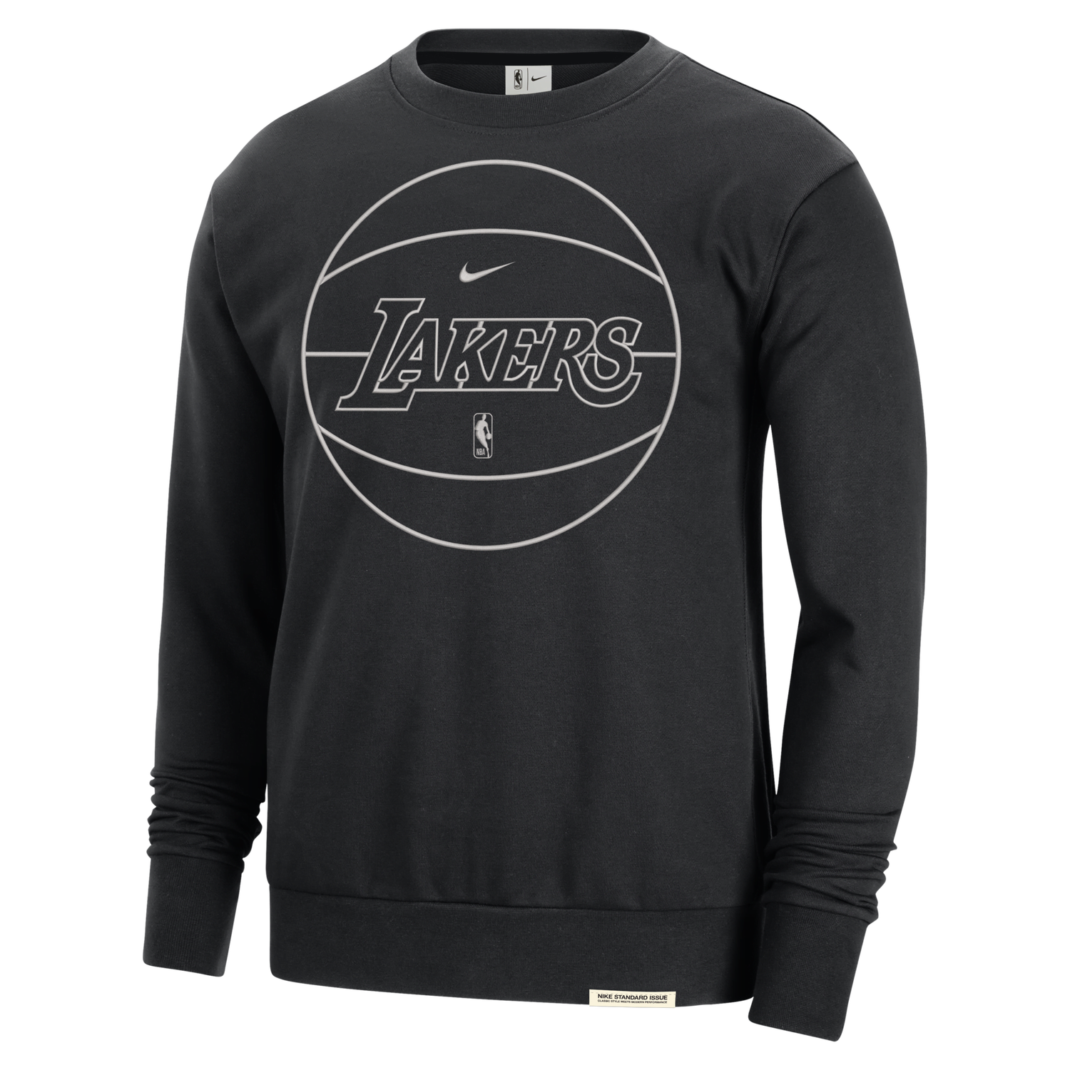 Суитчър Nike DRY - FIT NBA Los Angeles Lakers Standard Issue Черно | DX9748-010, 0