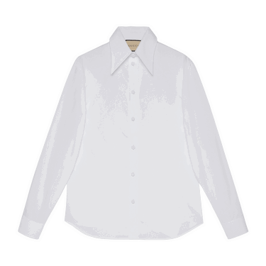 Риза Gucci Poplin Shirt Бяло | 715840 ZAK76 9000, 0