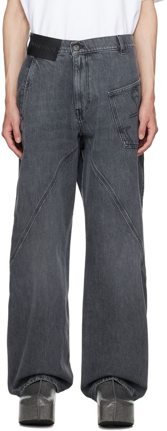 Дънки JW Anderson JW Anderson Twisted Workwear Jeans Сиво | DT0068-PG1195, 0