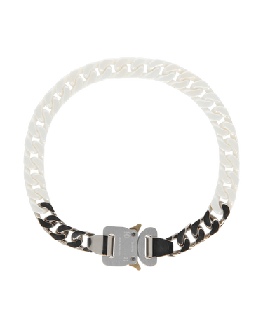Колие 1017 ALYX 9SM Ceramic Buckle Chain Necklace Бяло | AAUJW0120OT01 WTH0001, 2
