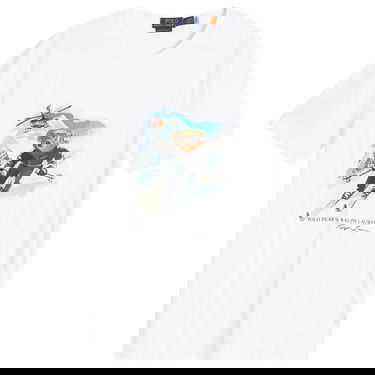 Тениска Polo by Ralph Lauren Polo Bear Active Ski T-Shirt Бяло | 710P07343-WHT, 1
