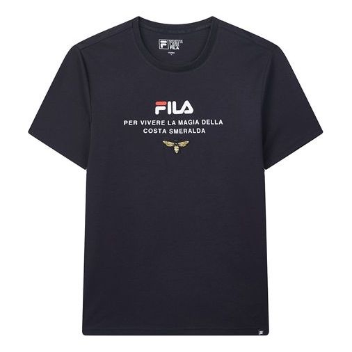 Тениска FILA Sports Short Sleeve T-Shirt Тъмно синьо | F11M028122F-NV