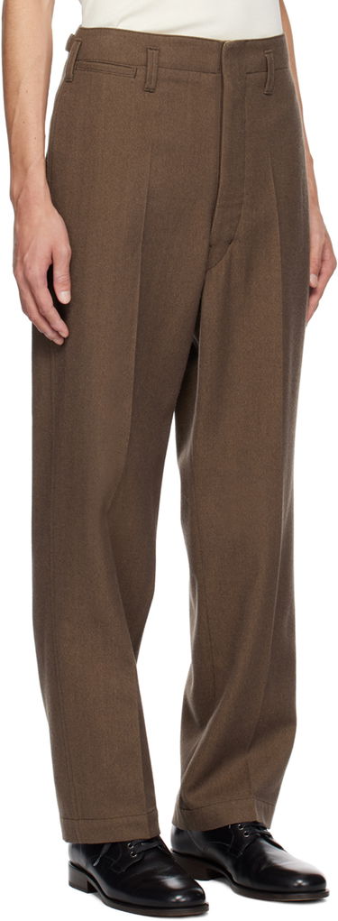 Панталони LEMAIRE LEMAIRE Maxi Trousers Кафяво | PA1048 LF1108, 1