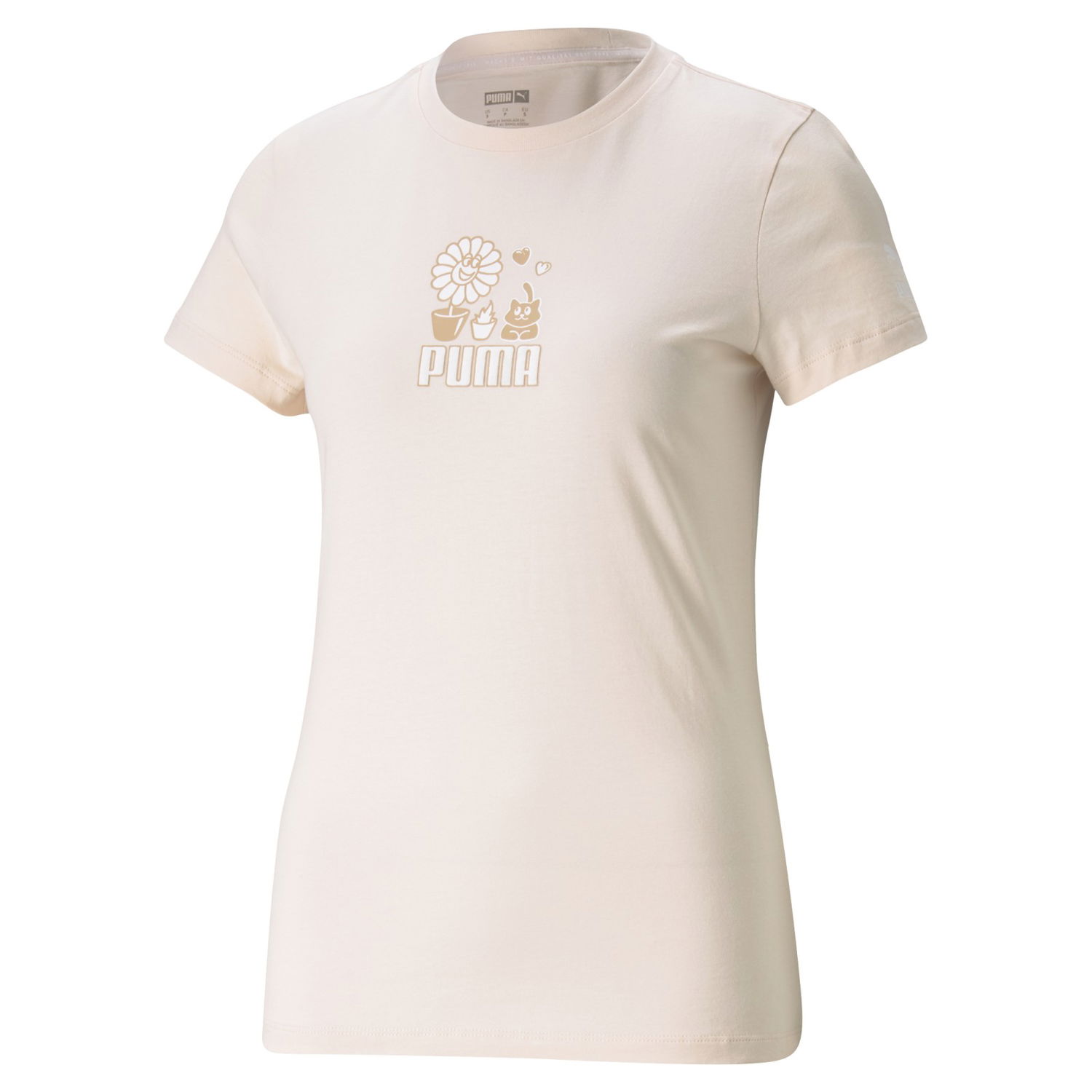 Тениска Puma Graphic Tee Summer Streetwear Cloud Pink Розово | 532552-27, 0