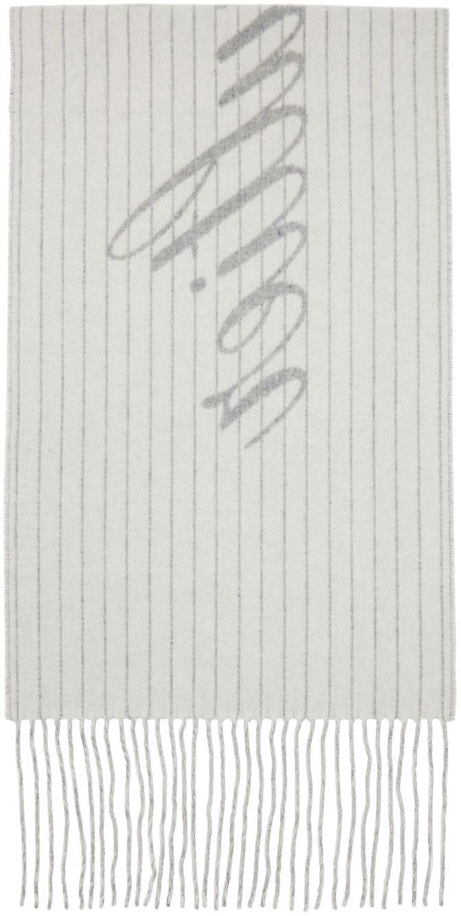 Шал Jean Paul Gaultier Striped Scarf Сиво | 24/30-U-EC038P-C551-0201, 1