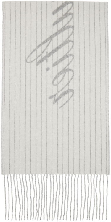 Шал Jean Paul Gaultier Striped Scarf Сиво | 24/30-U-EC038P-C551-0201, 1