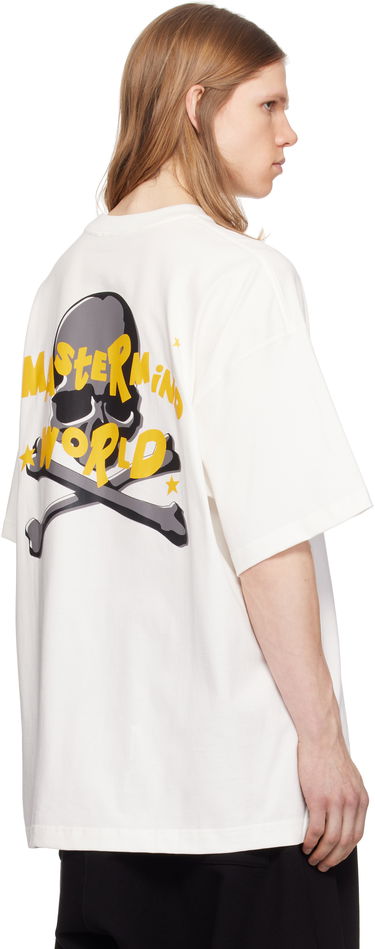 Тениска Mastermind WORLD Mastermind World Oversized Stay T-Shirt Бяло | MW25S14-TS052-022, 2