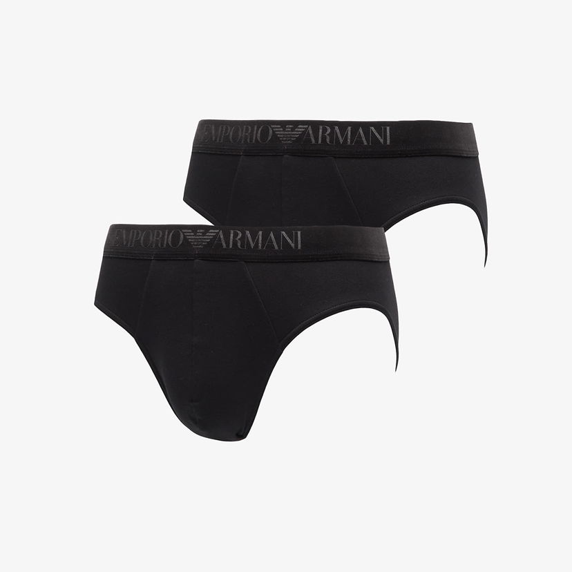 Бельо и чорапи Emporio Armani EA7 Classic Briefs 2-Pack Черно | EM000251AF15005MC005