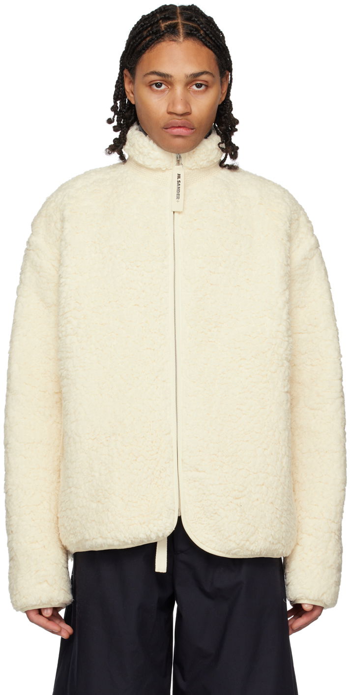 Яке Jil Sander Zip-Up Jacket Бяло | J47GU0011_JTN032, 0