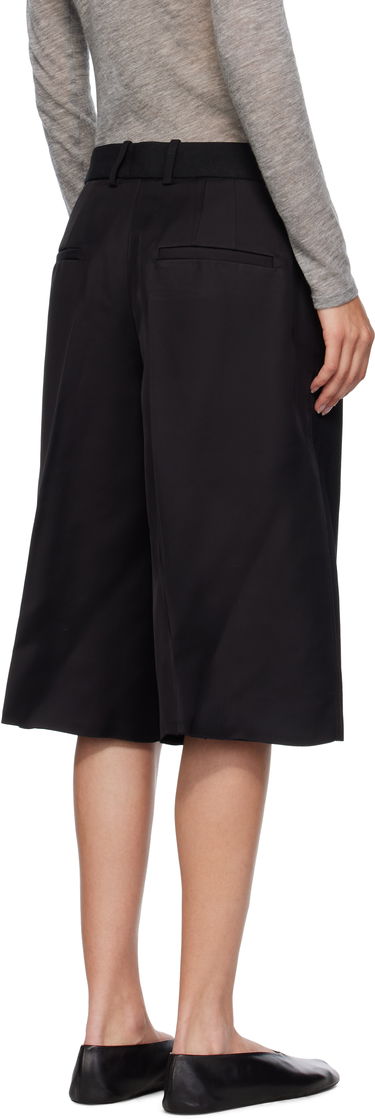 Къси панталони Jil Sander Jil Sander Viscose Silk Blend Straight Shorts Черно | J01KA0189_J65005, 2
