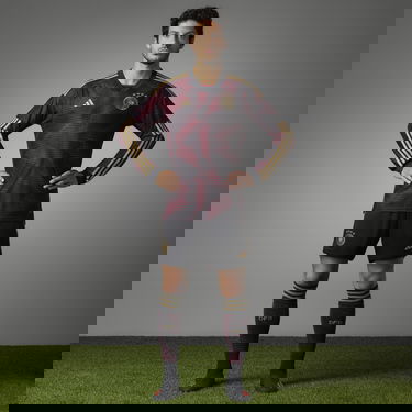 Фланелка adidas Originals Germany 22 Authentic Away Jersey Бургунди | HF1471, 2