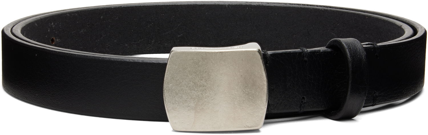 Колани Neighborhood Leather Narrow Belt Черно | 252PKNH-AC01, 0