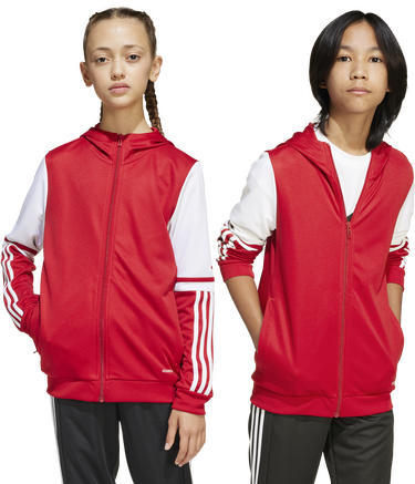 Суитчър adidas Originals SQ25 HOOD Y Hooded Jacket Червено | jd4801, 3