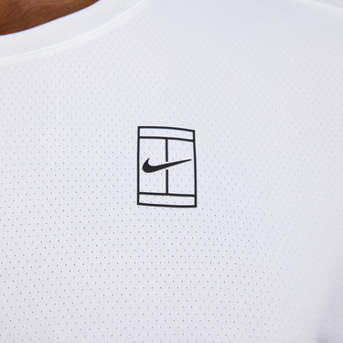 Тениска Nike NikeCourt Advantage Dri-FIT Tennis T-Shirt Бяло | FZ6910-100, 2