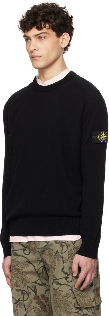 Пуловер Stone Island Stone Island Light Geelong Wool Sweater Черно | K1S15 5100045 S00B4, 3
