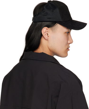Шапка с козирка We11done We11done Suede Logo Cap Черно | WD-AH0-25-429-U-BK, 2