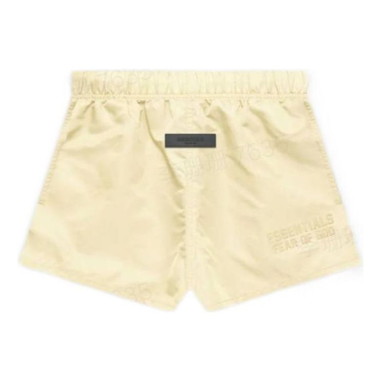 Къси панталони Fear of God Essentials Running Shorts Жълто | FOG-FW22-557