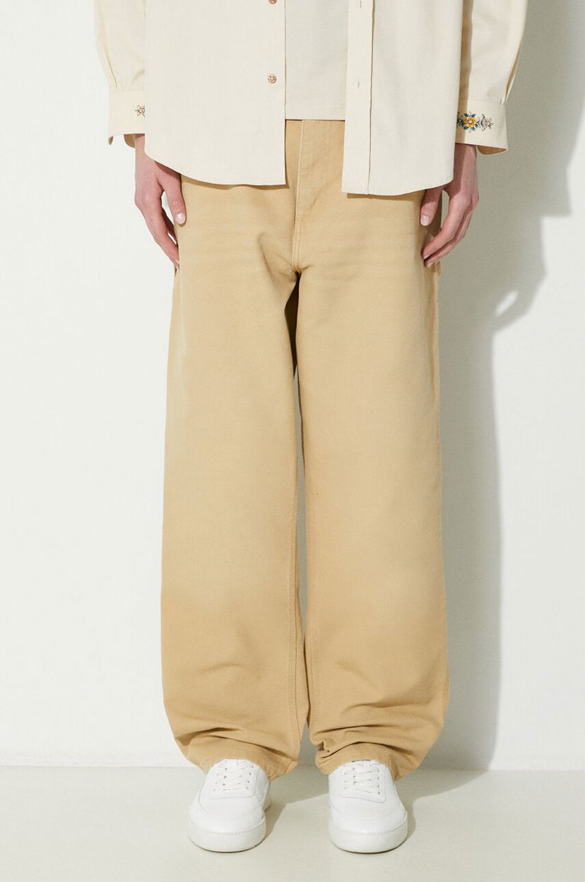 Панталони Carhartt WIP Carhartt WIP Single Knee Pant Бяло | I031497.1YH3K