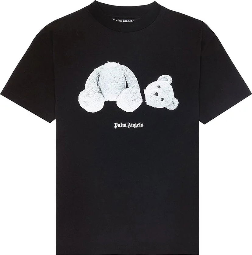 Тениска Palm Angels Palm Angels Bear Graphic T-Shirt Черно | PMAA001E20JER0041001
