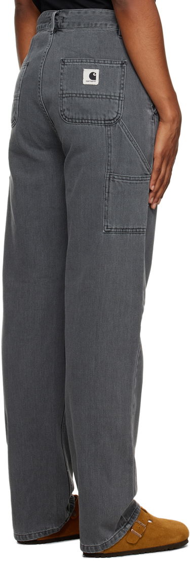 Дънки Carhartt WIP Straight Leg Workwear Jeans Сиво | I031251 8912, 2
