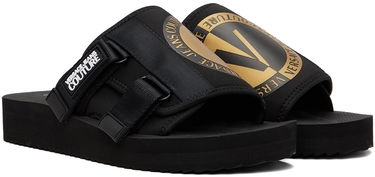 Кецове и обувки Versace Versace Jeans Couture Ipanema Sandals Черно | E74YA3S7A EZS636, 3