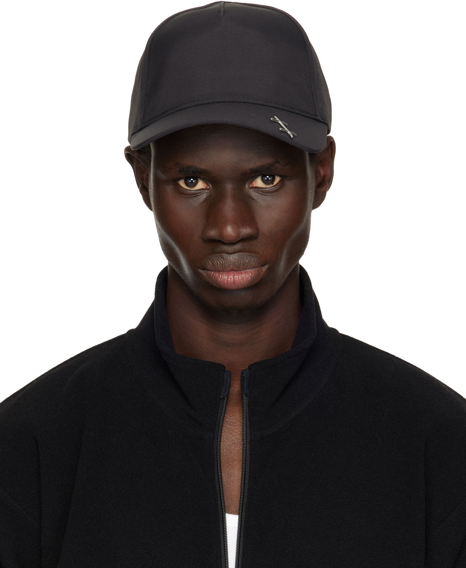 Шапка с козирка HELIOT EMIL Heliot Emil Haploid Baseball Cap Черно | PRESS25_16_96_BLK01_CO, 0