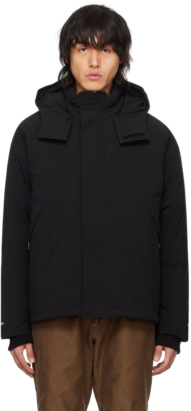 Яке izzue 'Live It Real' Down Jacket Черно | IZXDND7102F3LBKX, 0