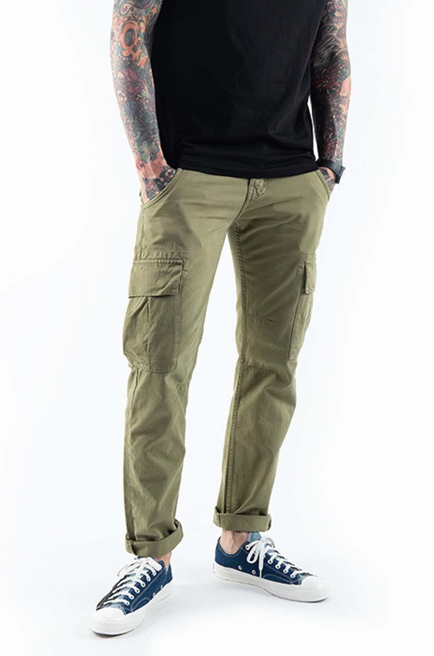 Карго панталони Alpha Industries Agent Cargo Pants Зелено | 158205.11, 0