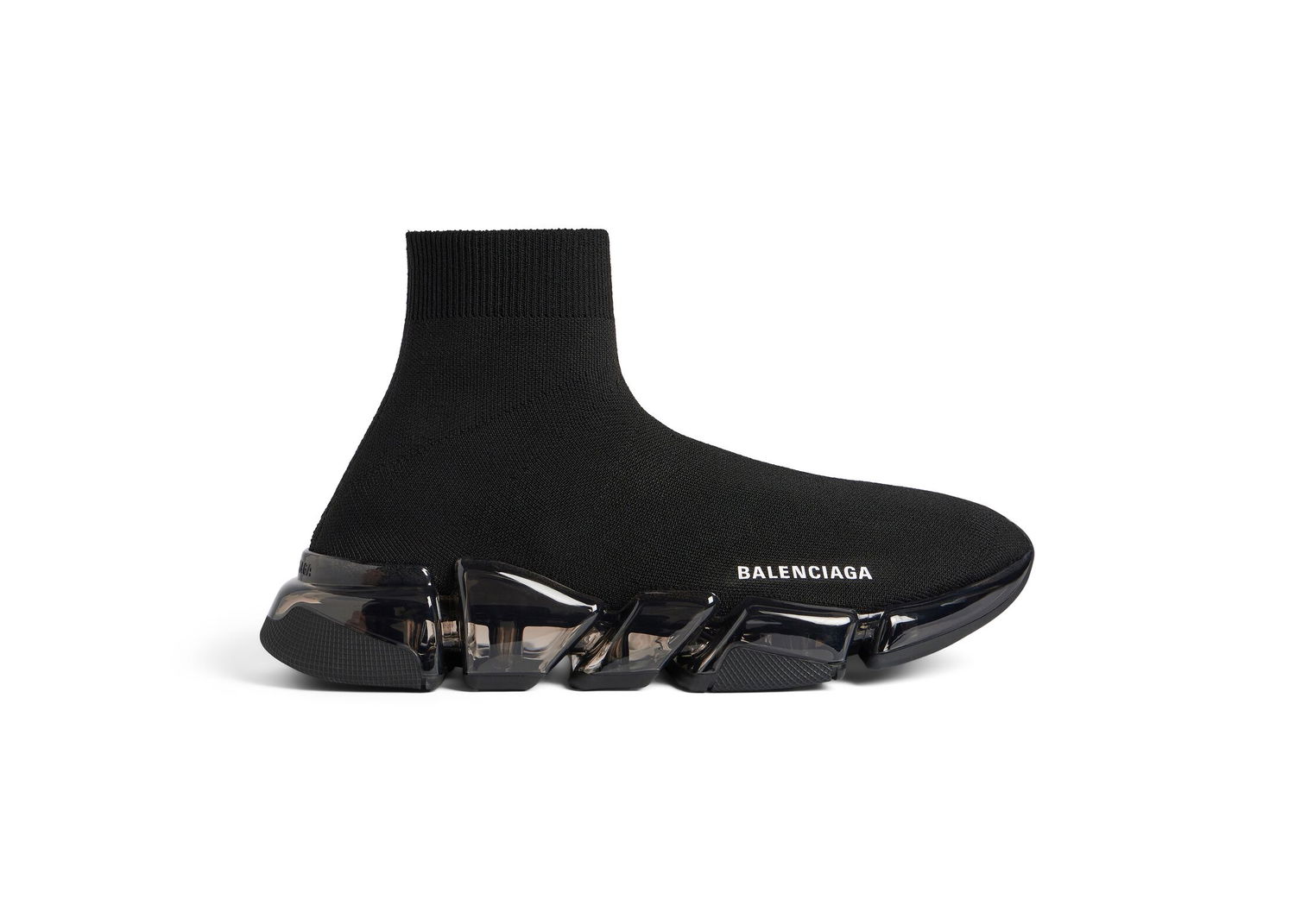Кецове и обувки Balenciaga Speed 2.0 Clear Sole Black Черно | 617239W2DC41000, 0