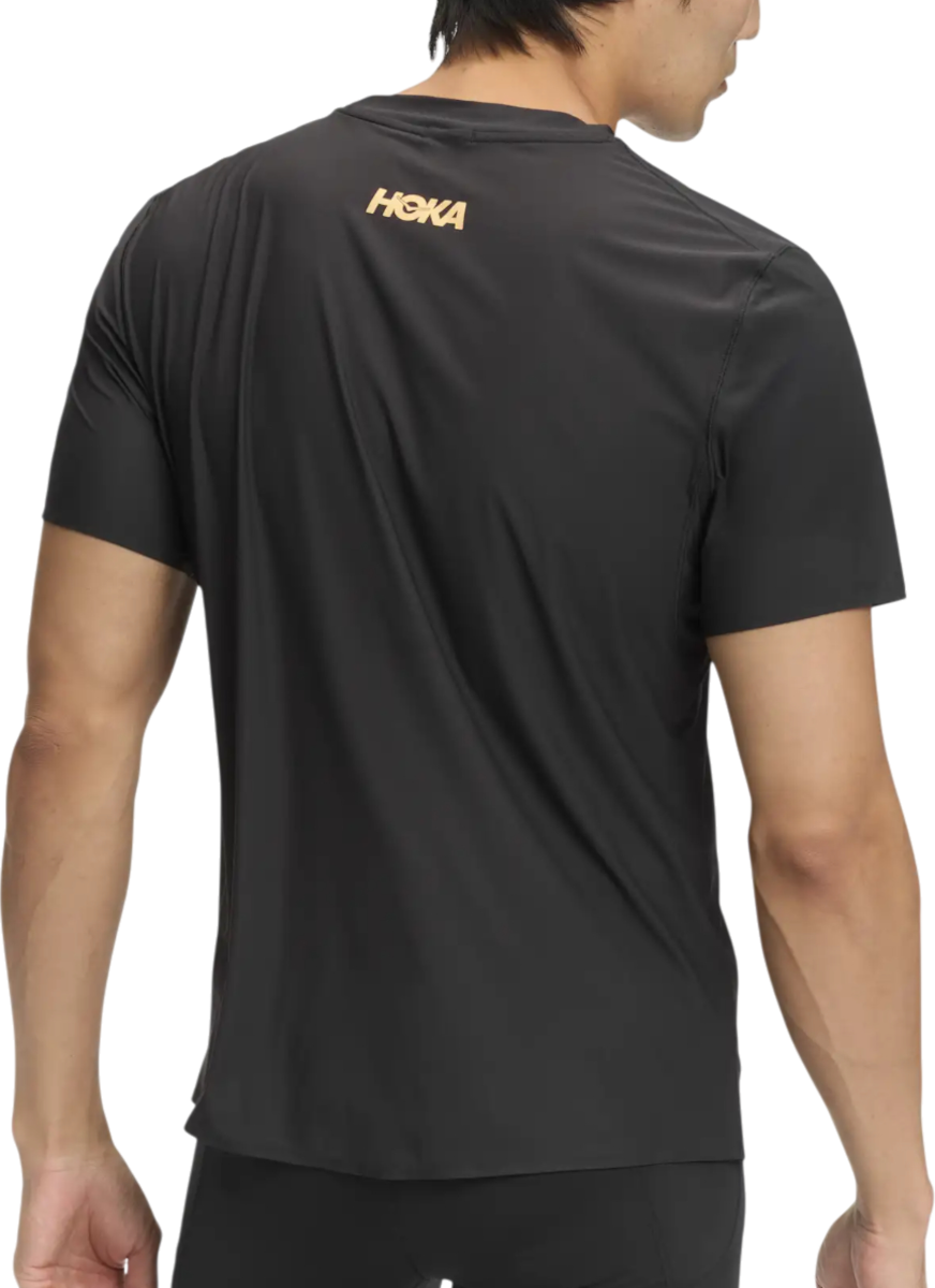 Тениска Hoka One One Short Sleeve T-Shirt Airolite 2.0 Черно | 1175771-bkgd, 1