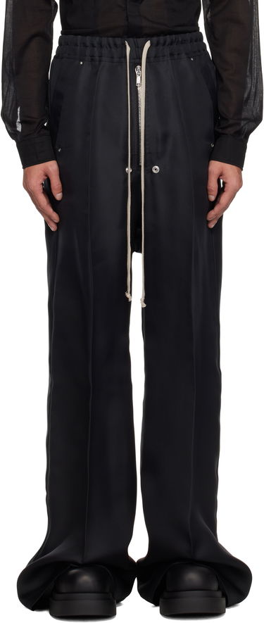 Панталони Rick Owens Rick Owens Hollywood Bela Wide Leg Trousers Черно | RR01E5366 SG, 0