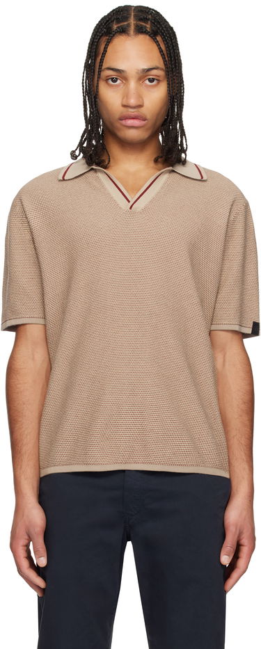 Поло тениска rag & bone Rag & Bone Harvey Jonny Collar Polo Бежово | MBS24H041BC41, 0