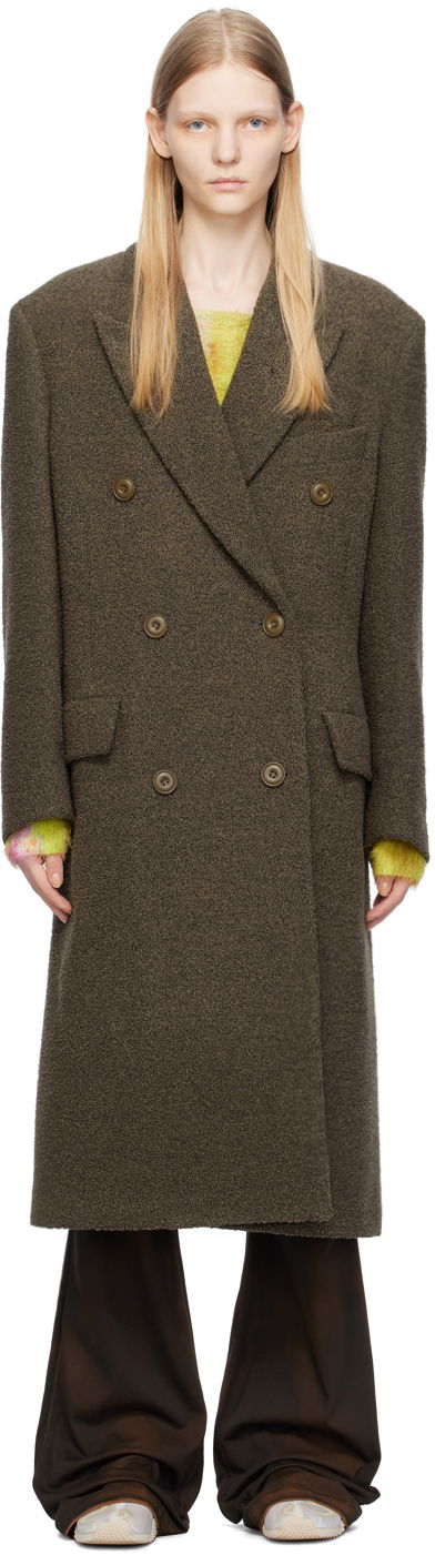 Палта Acne Studios Taupe Double Breasted Сиво | A90542-, 0