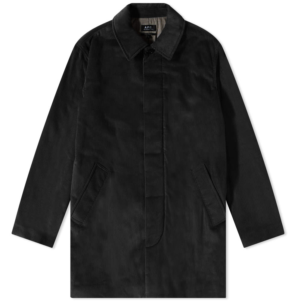 Палта A.P.C. Flynn Corduroy Coat Черно | COEZO-H01435-LZZ, 0