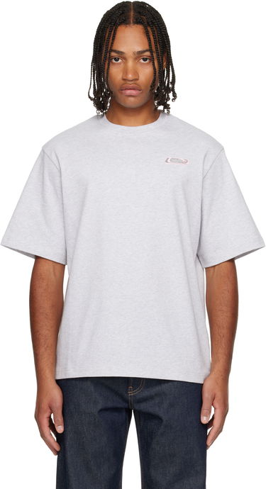 Тениска Casablanca 'Casablanca' Logo Patch T-shirt Сиво | M-AW25-JTS-044-02, 0